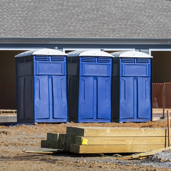 are there any restrictions on where i can place the portable toilets during my rental period in Rosemont West Virginia